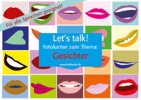 Lets talk! Fotokarten zum Thema "Gesichter"