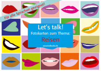 Lets talk! Fotokarten zum Thema "Reisen"