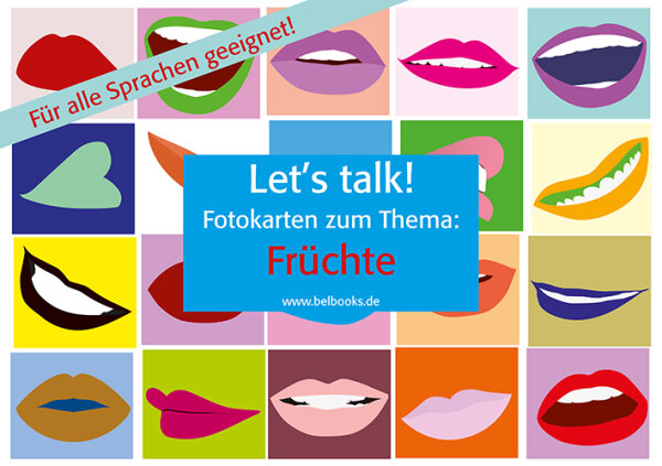 Lets talk! Fotokarten zum Thema "Früchte"