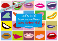 Lets talk! Fotokarten zum Thema "Was siehst du?"